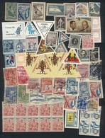 ARGENTINA CINDERELLAS AND REVUNUE STAMPS: Lot Of 85 Varied Examples Of All Time - Verzamelingen & Reeksen