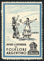 ARGENTINA "ODEON: ""Help Spread Argentina Folk Music"", Mint Without Gum, VF, R - Andere & Zonder Classificatie