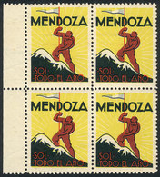 ARGENTINA "MENDOZA: ""Sun All Year Round"", MNH Block Of 4, Excellent!" - Andere & Zonder Classificatie