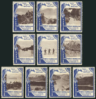 ARGENTINA Nahuel Huapi National Park: Set Of 10 Old Cinderellas With Spectacula - Autres & Non Classés