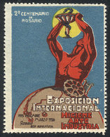 ARGENTINA 2nd Centenary Of Rosario, Intl. Exposition On Hygiene Art & Industry, - Otros & Sin Clasificación