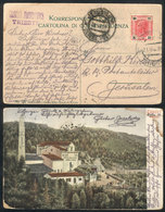 AUSTRIA PC (Hotel Pension Obelisque) Sent From Trieste To JERUSALEM On 21/DE/19 - Andere & Zonder Classificatie