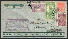 BRAZIL "Cover Sent From Sao Paulo To Postdam On 6/FE/1934 On The ""First Transa - Autres & Non Classés