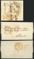 SPAIN Folded Cover Sent From ?? (illegible Postmark) To Albacete On 24/SE/1814, - Andere & Zonder Classificatie