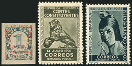 SPAIN 2 Franchise Stamps Of The Year 1931: Cortes Constituyentes (mint Without - Andere & Zonder Classificatie