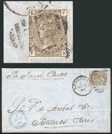 GREAT BRITAIN Folded Cover Sent From London To Buenos Aires On 3/NO/1880 Franke - Dienstzegels