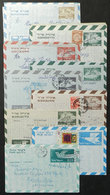 ISRAEL 24 Aerograms, Most Sent To Argentina Between 1953 And 1975 Approx., Very - Andere & Zonder Classificatie