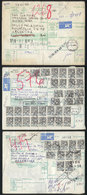 ISRAEL 3 Despatch Notes Sent To Argentina With Nice Postages, Interesting! - Andere & Zonder Classificatie