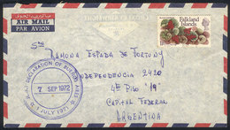 FALKLAND ISLANDS/MALVINAS Airmail Cover Sent From Port Stanley To Buenos Aires - Falklandeilanden