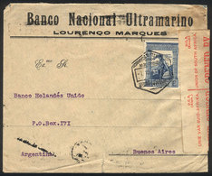 MOZAMBIQUE Cover Sent From Lourenço Marques To Argentina On 7/OC/1941 Franked W - Mozambique