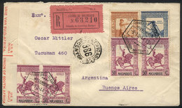 MOZAMBIQUE Registered Cover Sent From Lourenço Marques To Argentina On 9/OC/194 - Mozambique