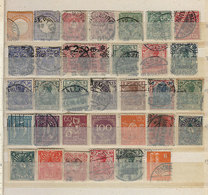 WORLDWIDE Stockbook With Stamps Of Germany And Worldwide, All With Defects. It - Andere & Zonder Classificatie