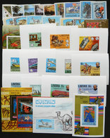 WORLDWIDE Lot Of VERY THEMATIC Sets And Souvenir Sheets, Many Imperforate, Most - Andere & Zonder Classificatie