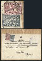 URUGUAY Large Fragment Of Parcel Post Cover Sent To Belgium On 13/FE/1913, Fran - Uruguay