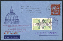 VATICAN 4/JA/1964 Vatican - Nazareth: Special Flight For The Visit Of The Pope, - Autres & Non Classés