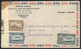 VENEZUELA Airmail Cover Sent From Maracaibo To Buenos Aires On 24/SE/1942 Frank - Venezuela