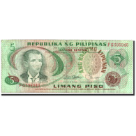 Billet, Philippines, 5 Piso, Undated, Undated, KM:160b, TB+ - Filipinas
