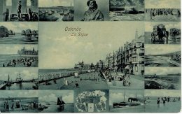 Ostende La Digue Multivues (16) 1909 De Trenkler - Oostende