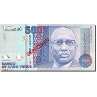 Billet, Cape Verde, 500 Escudos, 1989, 1989-01-20, KM:59s, NEUF - Kaapverdische Eilanden