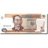 Billet, Philippines, 10 Piso, Undated (1985-94), Undated, KM:169b, SPL - Filipinas