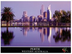 (531) Australia - (with Stamp At Back Of Postcard) WA - Perth - Perth