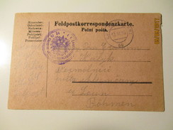 GERMANY 1916 FELDPOST STATION 36 ,  REGIMENT 34 , FELDPOSTKORRESPONDENZKARTE POLNI POŠTA , OLD POSTCARD , KO - Sonstige & Ohne Zuordnung