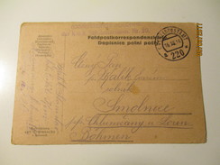 GERMANY 1916 FELDPOSTAMT 220 ASSANIERUNGS KOLONNE SALUBRITÄTSKOM 10 ,   FELDPOSTKORRESPONDENZKARTE  , KO - Andere & Zonder Classificatie