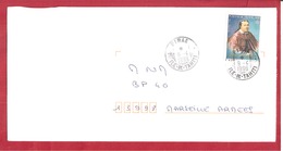 Y&T N°506  PIRAE    Vers FRANCE 1996 - Storia Postale