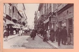 Cpa Cartes Postales Ancienne - Tunis Rue D Italie  1 - Tunisia