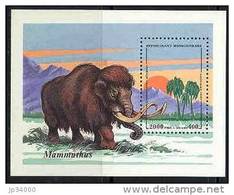 MADAGASCAR, Prehistoire, Animaux Prehistoriques, (Yvert BF 92)  MNH, Neuf Sans Charniere - Prehistorics