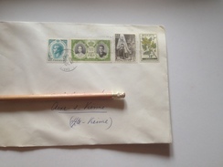Enveloppe Timbrée, Monaco Pour Aixe Sur Vienne,1959, 4 Timbres - Covers & Documents