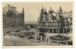 CPA OSTENDE / LE KURSAAL ET LE GRAND HOTEL WELLINGTON - Oostende