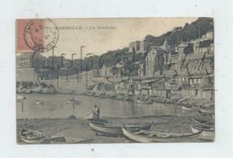 Marseille (13) : La Corniche Vue Du Port En 1908 (animé) PF. - Quartiers Sud, Mazargues, Bonneveine, Pointe Rouge, Calanques,