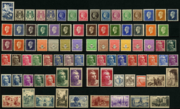 FRANCE - ANNEE COMPLETE 1945 - YT 669 à 747 ** - 85 TIMBRES NEUFS ** - 1940-1949