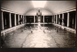 DD1944 DENMARK OLLERUOP GYMNASTIK HIGH SCHOOL SWIMMING POOL RPPC - Danemark