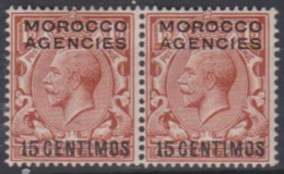 MAROC ANGLAIS - 15 C. En Paire De 1925/31 Neuve TTB - Postämter In Marokko/Tanger (...-1958)