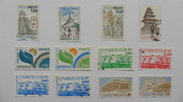 France : 12 Timbres De Service Oblitérés - Oblitérés