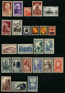 FRANCE - ANNEE COMPLETE 1946 - YT 748 à 771 ** - 24 TIMBRES NEUFS ** - 1940-1949