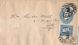 UNITED STATES POSTAGE → One Cent Letter To New York Ca.1900  ►with Additional Franking◄ - ...-1900