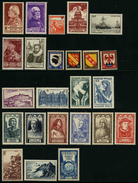 FRANCE - ANNEE COMPLETE 1946 - YT 748 à 771 ** - 24 TIMBRES NEUFS ** - 1940-1949