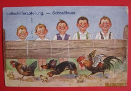 Austrian Humor - Luftschifferabteilung - Schnellfeuer, Graz 1914 - Humor