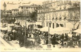 06/CPA A 1900 - Nice - Le Marché - Markets, Festivals