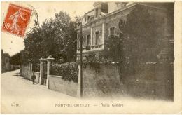 38/CPA - Pont De Chéruy - Villa Gindre - Pont-de-Chéruy