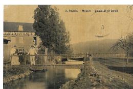 PAVILLY - Moulin - La Vallée St Denis - 3 - Carte Tramée - Pavilly