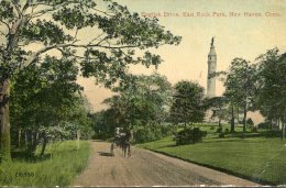 UNITED STATES -   English DriveEast Rook Park NEW HAVEN Conn 1914 - VG Postmark - New Haven