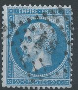 Lot N°36603   Variété/n°22, Oblit Losange J S Romaine De PARIS, Filet NORD - 1862 Napoléon III