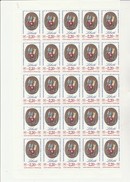 ST PIERRE ET MIQUELON -   BICENTENAIRE REVOLUTION- N° 499-500 ET 501  EN BLOC  DE 25  NEUF XX - ANNEE 1989 -COTE ; 93,75 - Unused Stamps