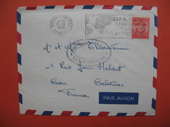 FM 12   Sur Lettre Dakar 1955 + Cachet Etat Major  AOF - Militärische Franchisemarken