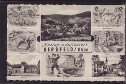 Gersfeld In Der Rhön - S/w Mehrbildkarte 3 - Rhön