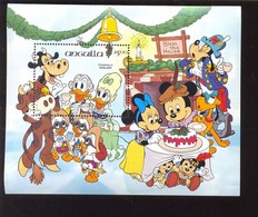 ANGUILLA   605   MINT NEVER HINGED SOUVENIR SHEET OF CHRISTMAS  DISNEY   #  008   ( 1984 - Disney